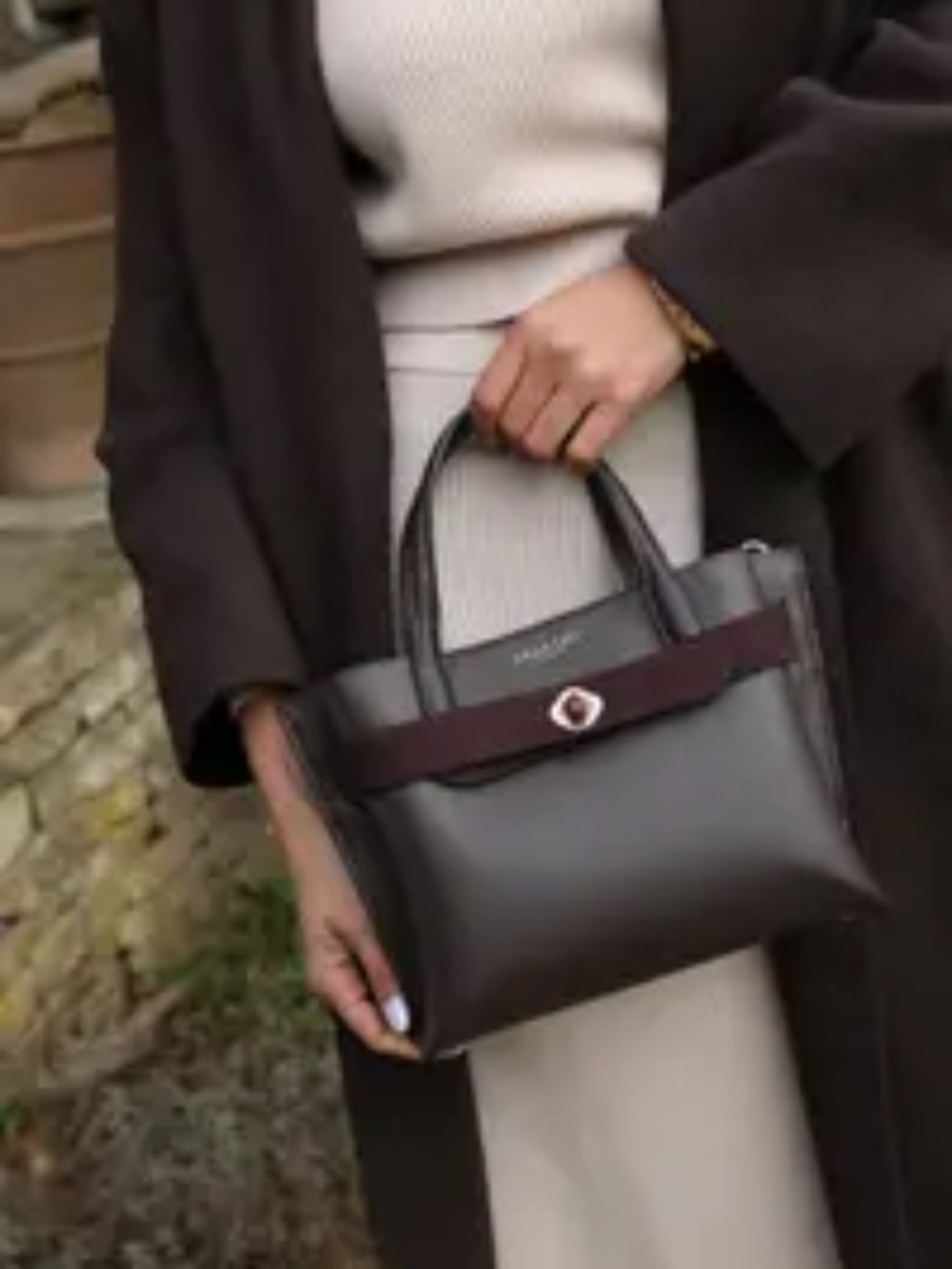 Luella Grey 'Oriel' Chocolate Crossbody bag London